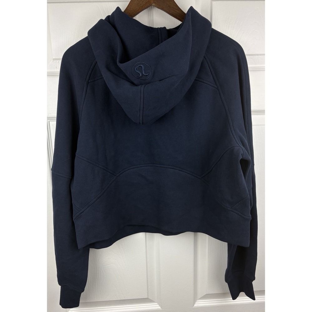 Chicago Bears Lululemon Womens Hoodie Scuba Sweatshirt Half Zip Large M/L NEW - Picture 7 of 11